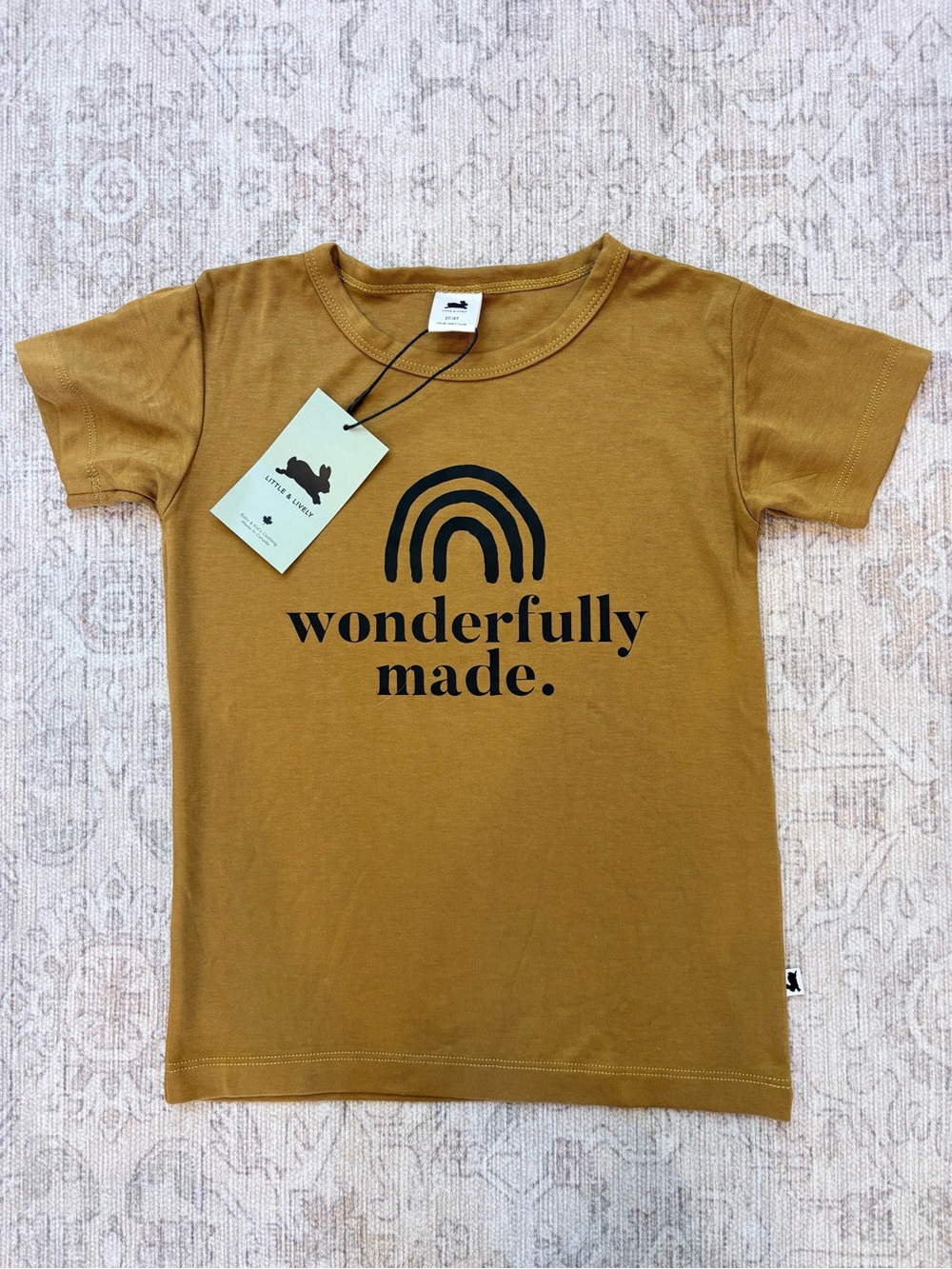 Little & Lively Bamboo Graphic Shirt - Wonderfully Made - 3/4T - Unisex - BNWT